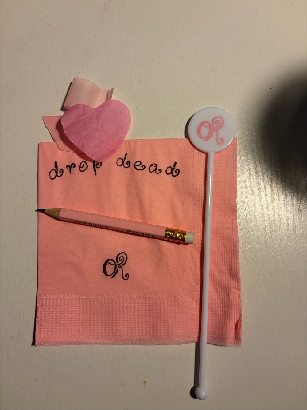Olivia Rodrigo Exclusive Drop Dead Karaoke Event Merch 🩷